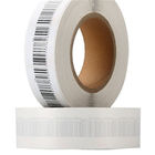 White Woven Clothing Sew EAS Hard Tag ,  58KHz AM Label Roll